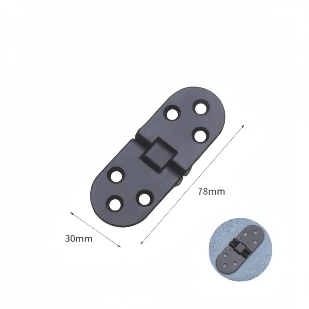 Zinc Alloy Flip Top Hinge For Folding Table Furniture Hardware Concealed 180 Degree Rotating Connector Kitchen Dining Desk