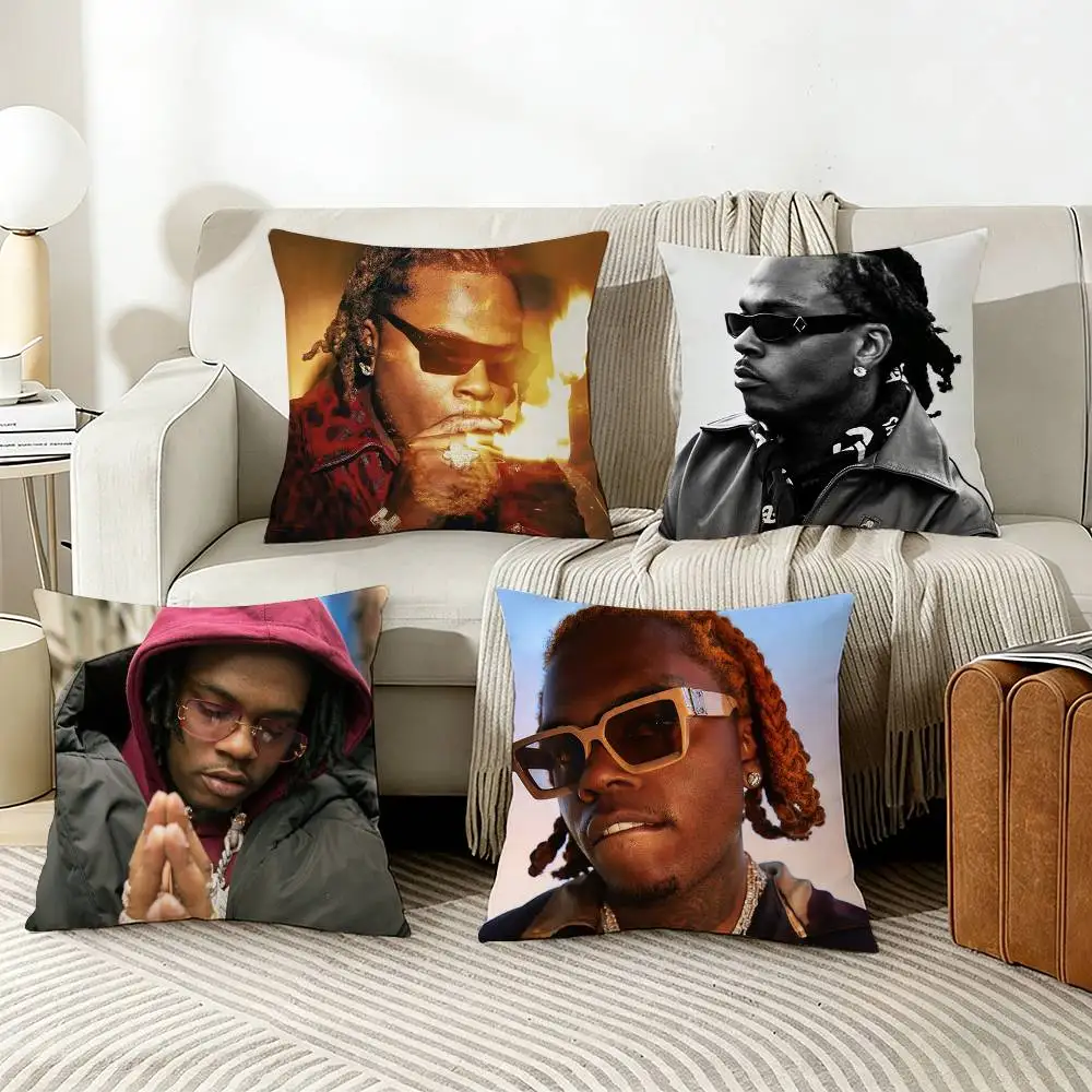 G-Gunna Rapper Pillow Case Living Room Sofa Cushion Cover Suitable For Home Bedroom Room Decoration