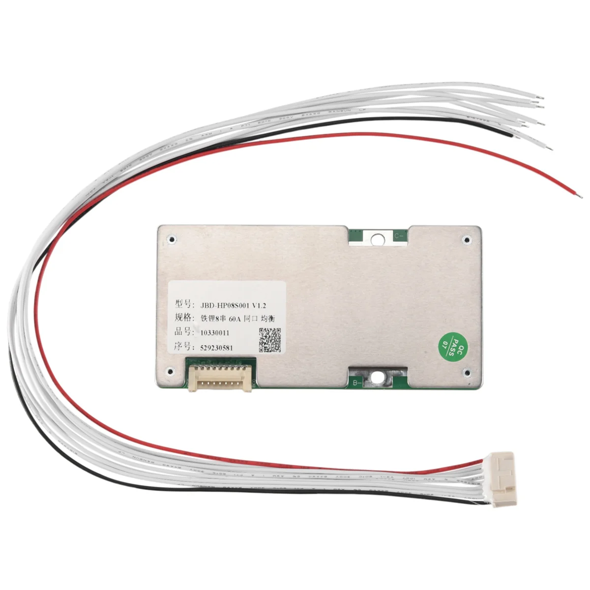 BMS 리튬 다리미 배터리 충전기 보호 보드, 전원 배터리 포함, PCB 보호 보드, 밸런스 강화, 8S, 24V, 60A