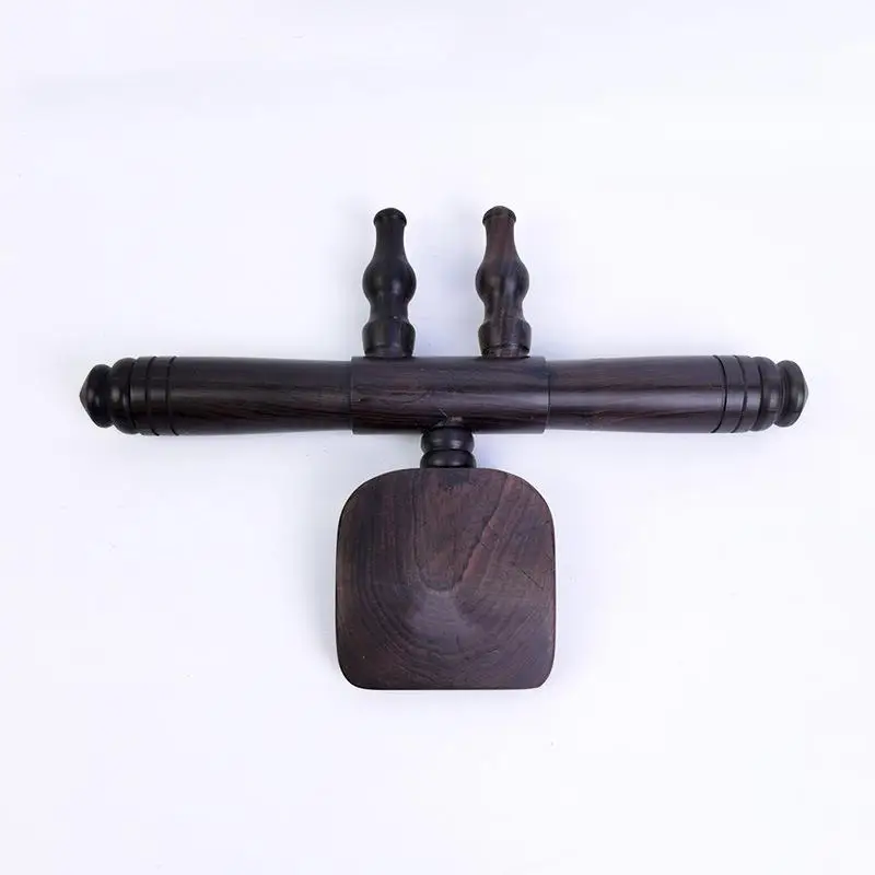 Natural Solid Wood Balancing Massage Shovel Smooth Surface Comfortable Handle For Home Meridian Dredging Gua Sha Relaxation