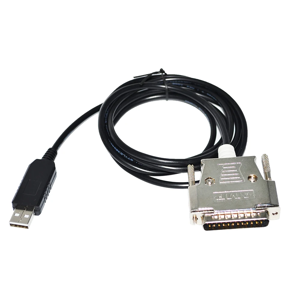 FTDI FT232RL CHIP USB TO D-SUB 25 PIN DB25 MALE CONVERTER RS232 SERIAL PROGRAMMING CABLE FOR ROLAND HEIDENHAIN MORI MAZAK CNC