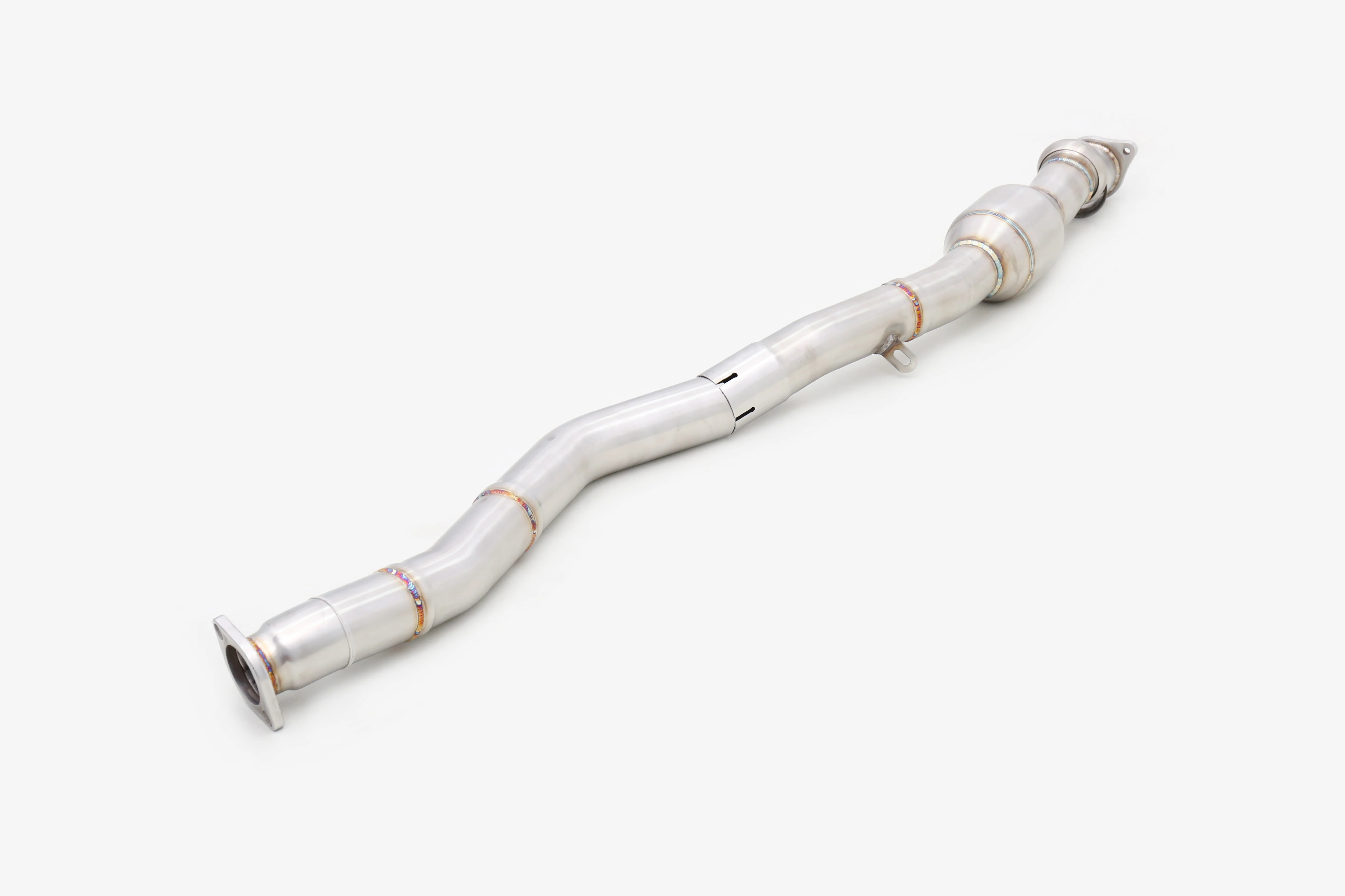 أنبوب أمامي من الفولاذ المقاوم للصدأ 304 OPF مخصص لأنابيب عادم 2.4 للقطط