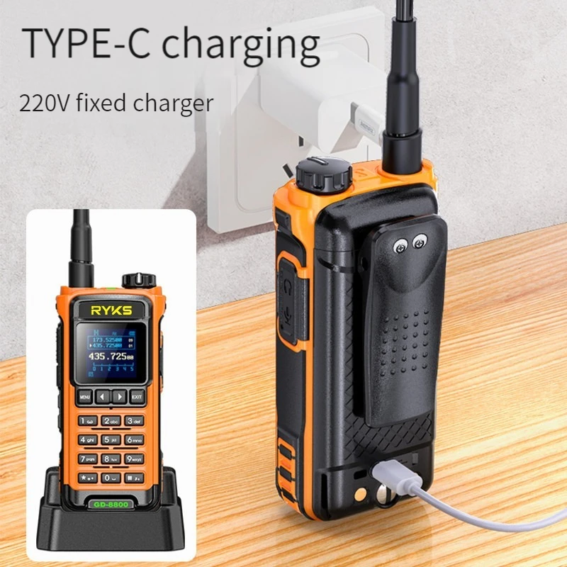 5W High Power Handheld Transceiver Full band frequency Walkie Talkie With Wireless Multi-frequency Two Way Radio