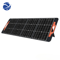 YYHCOEM Waterproof Portable Mono Foldable Solar Panel 200W 18V Folding Solar Panel for Phones Laptop Camping Solar Power Bank