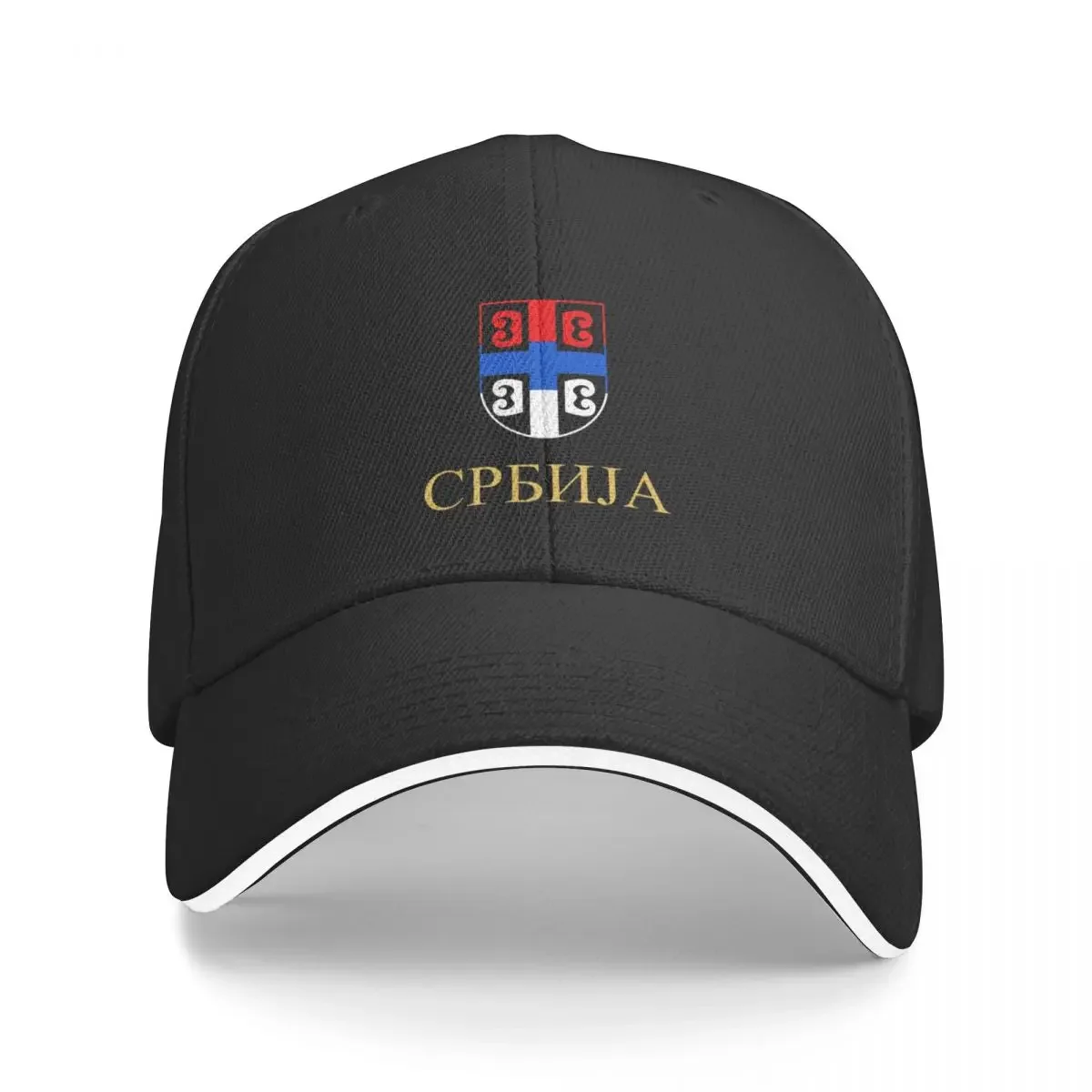 СРБИ?А Serbian 2 Gold Baseball Cap birthday Anime foam party Hat Male Women's