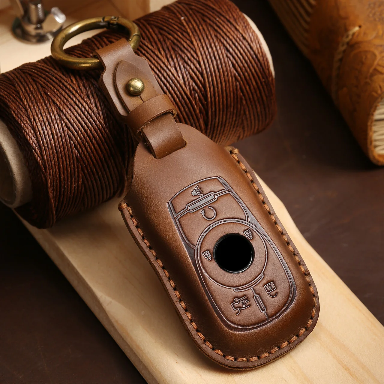 Car Key Case Cover Shell for Buick Envision Vervno Encore GS 20T 28T New LACROSSE Opel Astra K Keyless