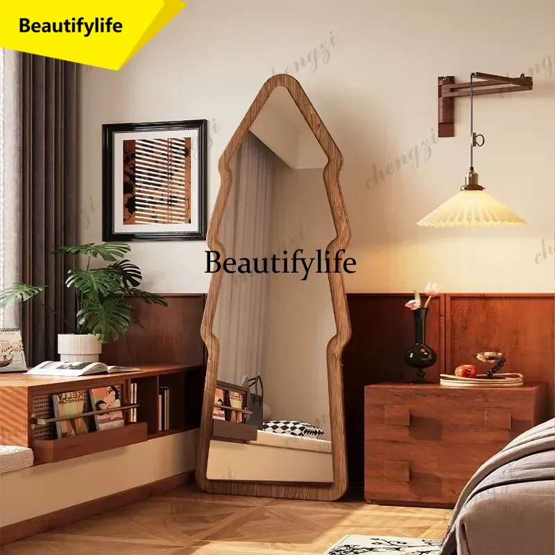 Christmas tree full-length mirror household wall-mounted dressing bedroom floor-to-ceiling mirror a17