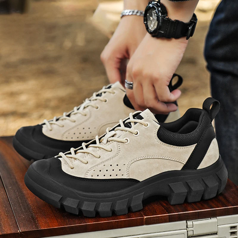 Men's Outdoor Walking Casual Shoes Multi-functional Comfortable Lightweight Men's Anti-slip Hiking Boots Unisex Sports Shoes