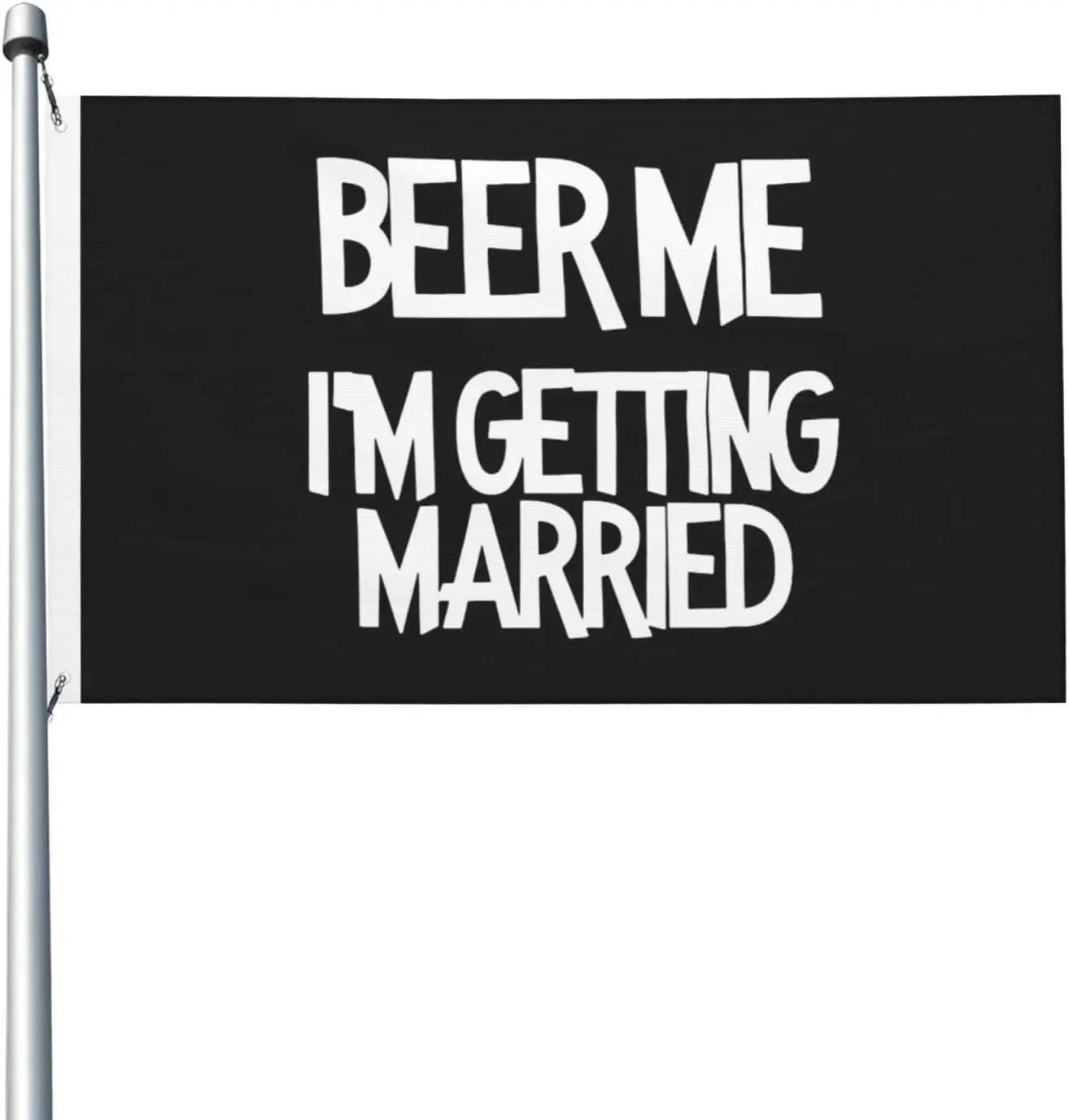 Flagicts 100% Polyester Beer Me I'm Getting Married Flags