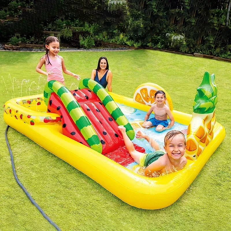 Children's Inflatable Swimming Pool Family Large Model Ocean Ball Pool Sand Basin Household Baby Water Spray Paddling Pool