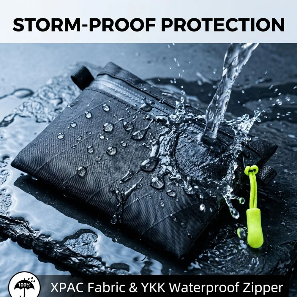 Mini Wallet XPAC Ultralight Water-repellent Pouch Card Case EDC Travel Organizer Coin Earbud Holder Storage Bag Outdoor Hiking