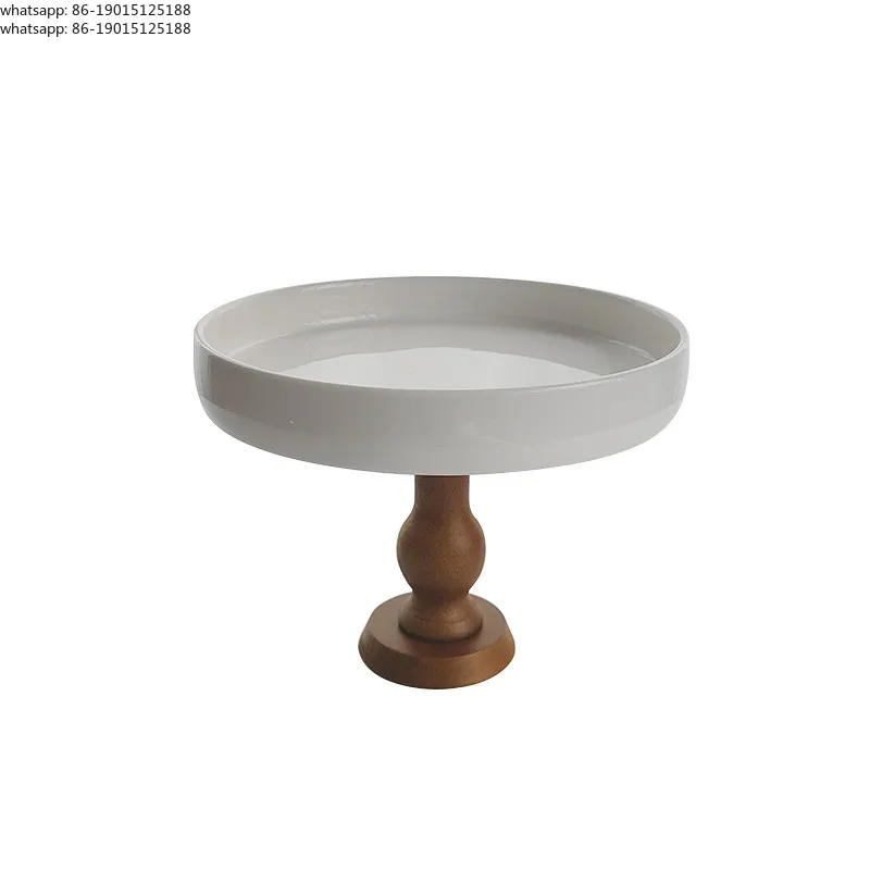 

Creative ceramic French retro goblet water cup coffee retro tableware dishes tall plates