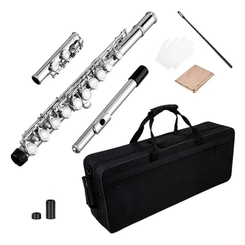 

M5TC 16 Closed Hole Design C Flute Featuring Silver Plated Nickel Plated Finish for Superior Sound Quality
