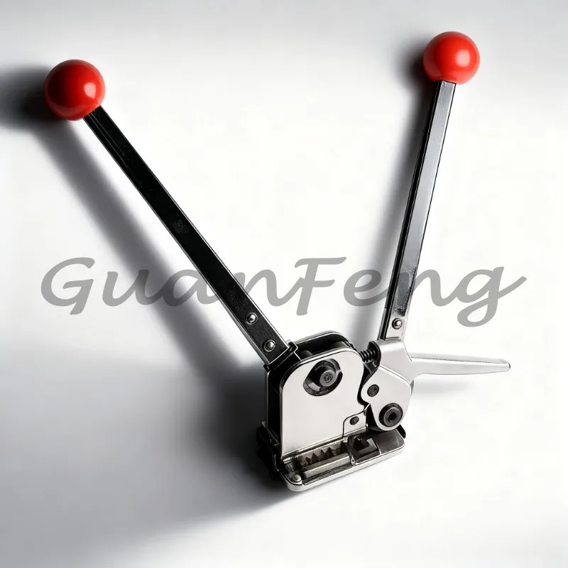 Buckle-free Manual Steel Belt Packing Tool, Combined Steel Strapping Machine Suitable for 13-19mm Steel Strap