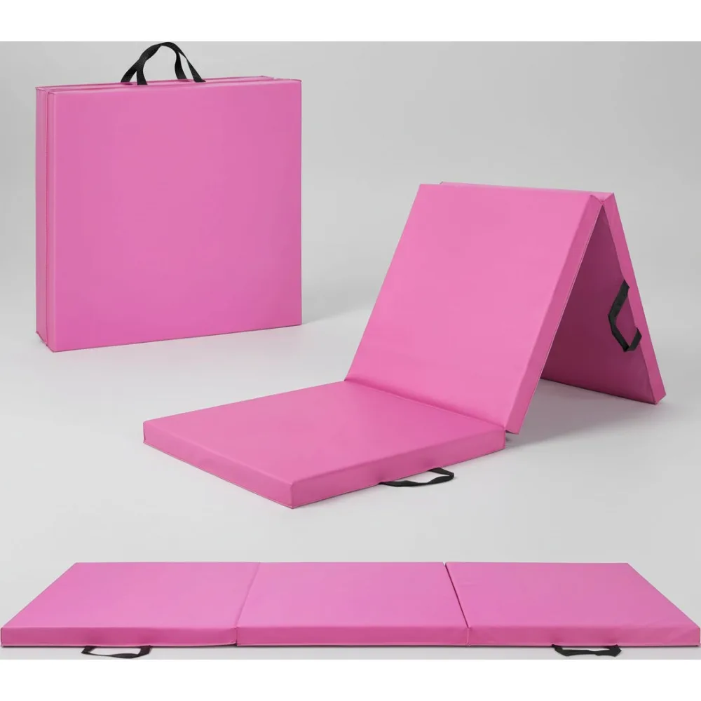 

Складной коврик для упражнений с защитой от разрыва для тренажерного зала и домашнего фитнеса | Пена высокой плотности, легко очищаемая, многоцветные варианты