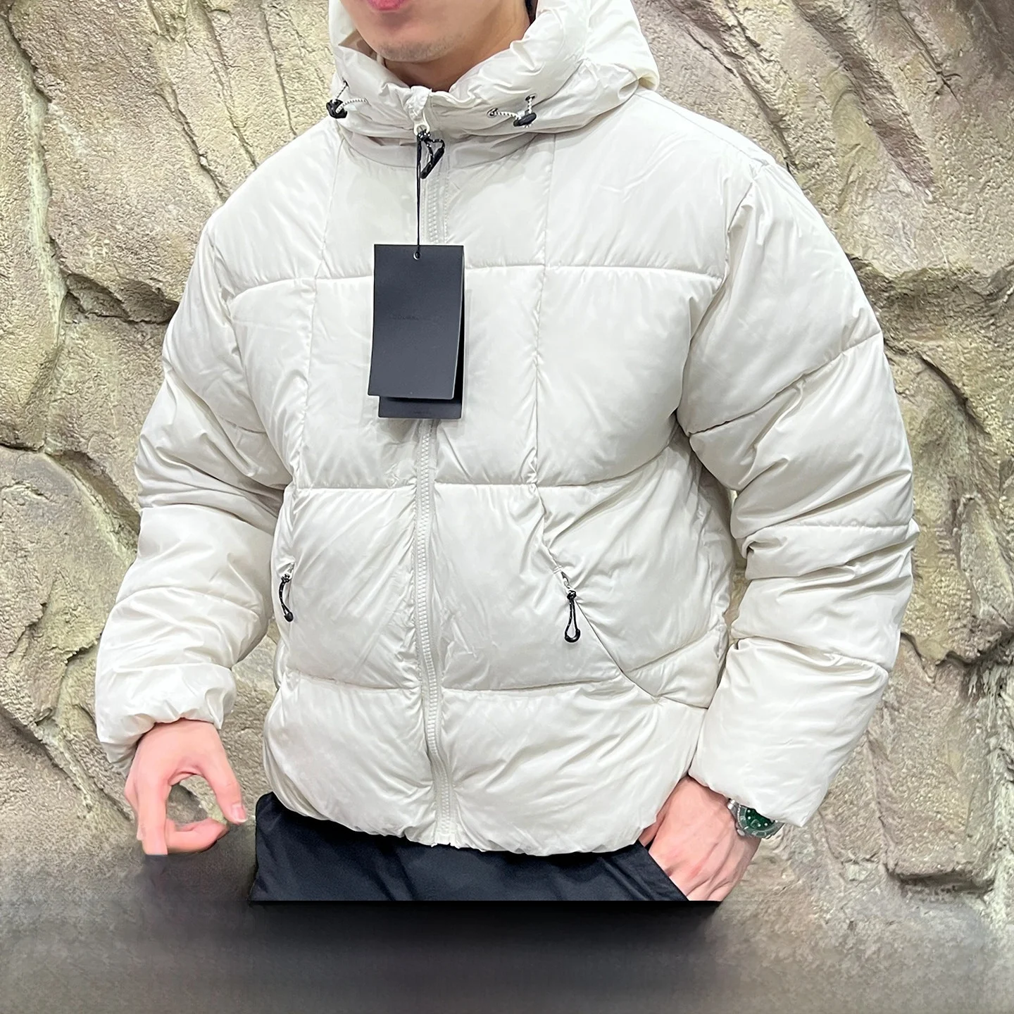 

Модная утепленная стеганая хлопковая куртка с капюшоном для пар, молодежная повседневная верхняя одежда на осень-зиму