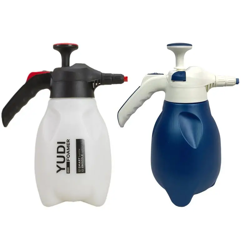 

Car Foam Sprayer Portable Car Wash Pump Foaming Watering Can 2L High Pressure Hand Pressure Pump Sprayer for Indoor Outdoor