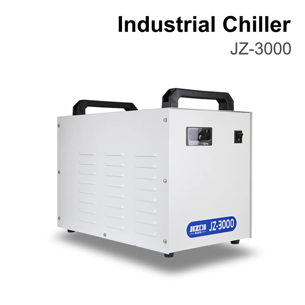 

JZ-3000 Industrial Water Chiller for CO2 Laser Engraving Cutting Machine Cooling 60-80W Laser Tube DG110V AG220V