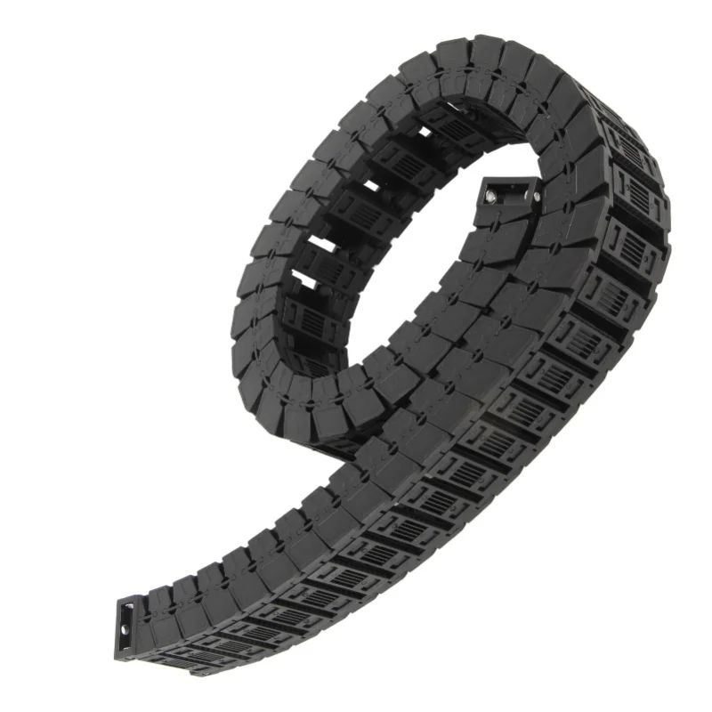 Cable Drag Chain Silent Series Removable Assembly Nylon Wire Carrier Bridge TowlineS25 X 50 1 Meter
