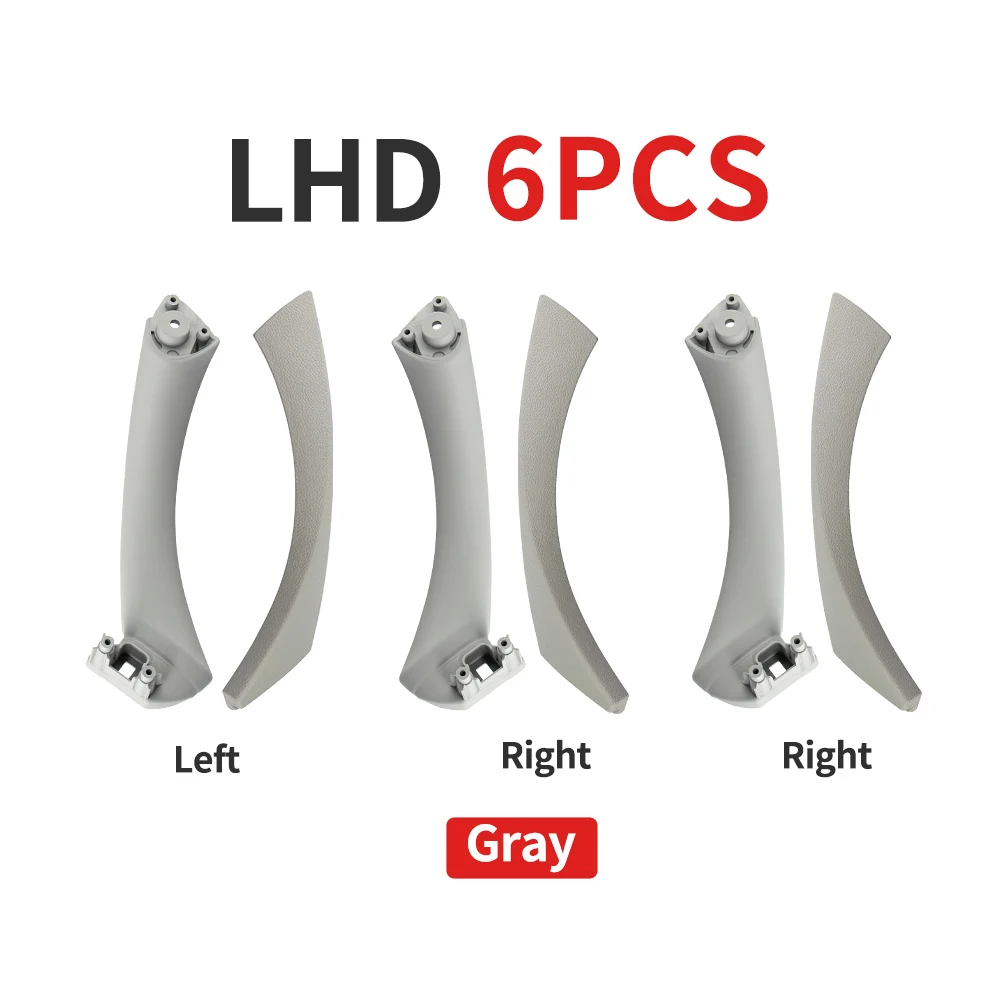 Vervangende deurgrepen voor BMW 3 Serie 2005-2012 E90 E91 E92, 6 stuks, LHD RHD, binnendeurgrepen 316 318 320 325 328 330