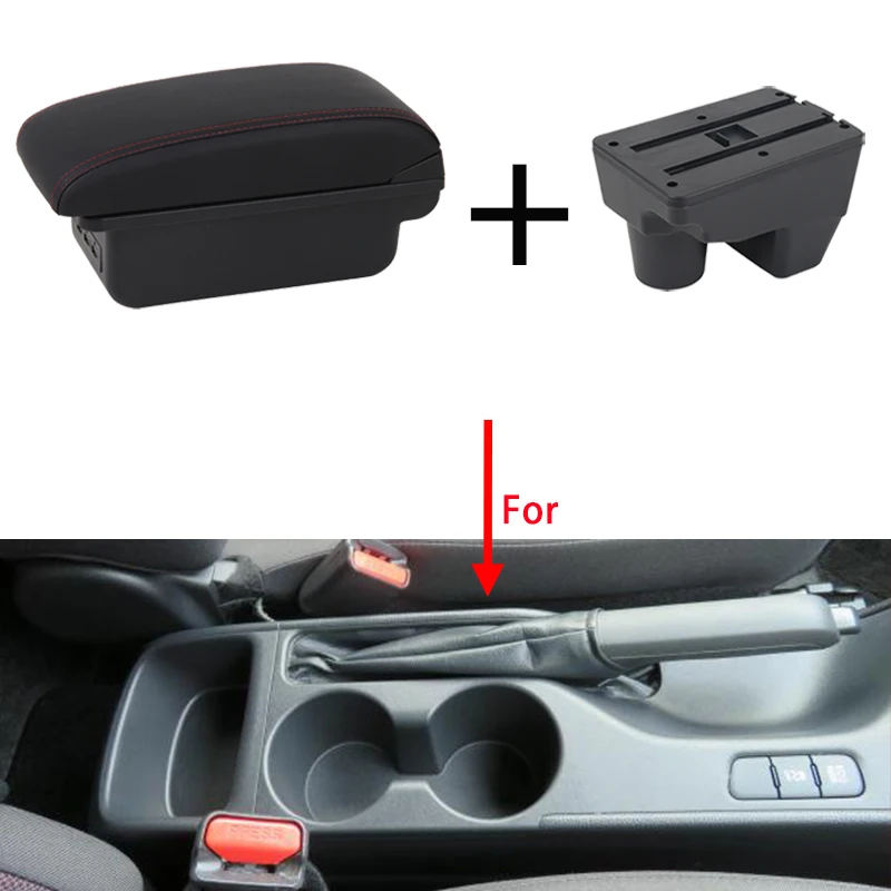 For Toyota Yaris Armrest  For Toyota Yaris Hybrid 2020 2021 2022 2023 armrest Yaris Storage Content box USB Car Accessories