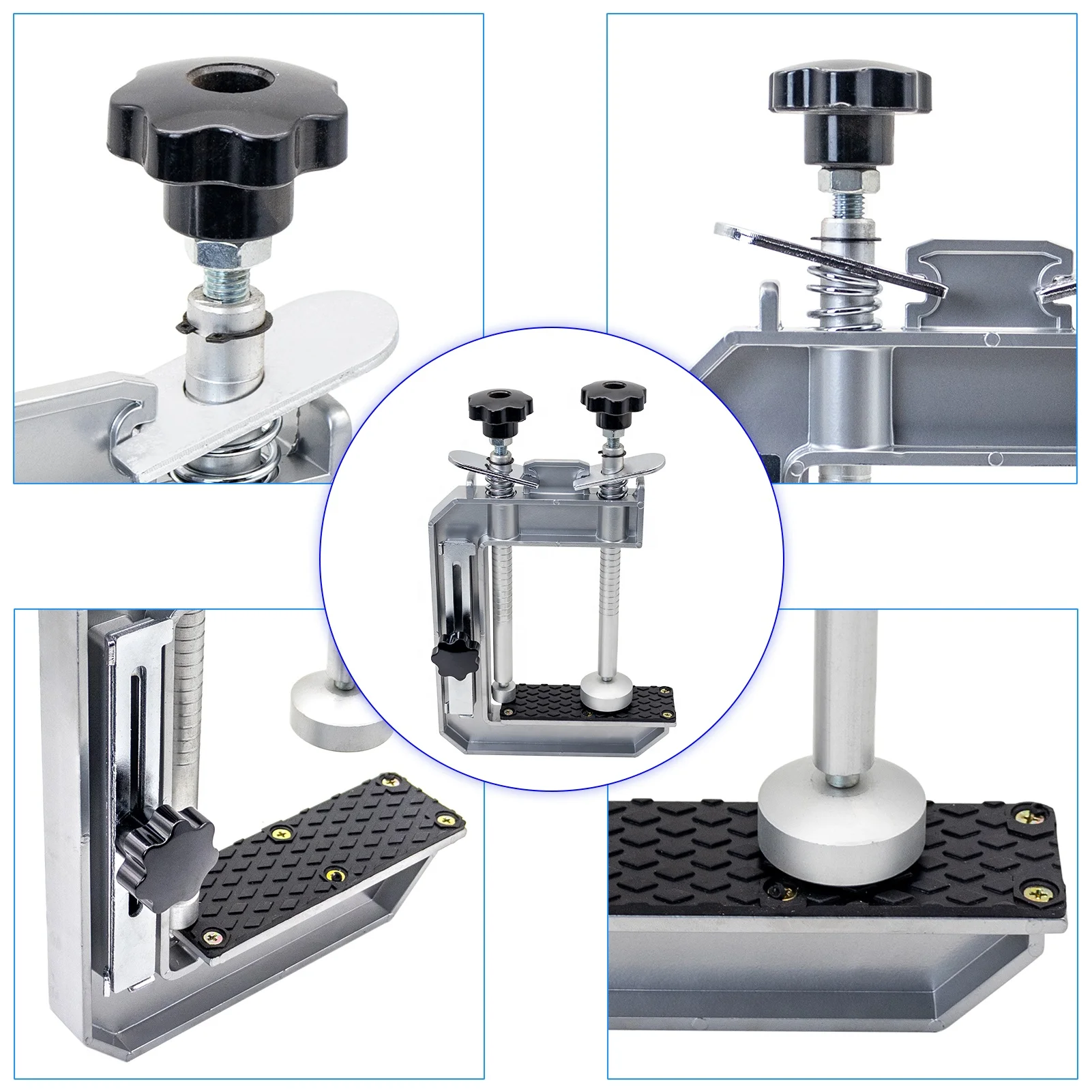 45 Degree Manual Fastener for Granite Marble Countertops Miter Clip Stone Clamp Inch Fast Tightening Tool