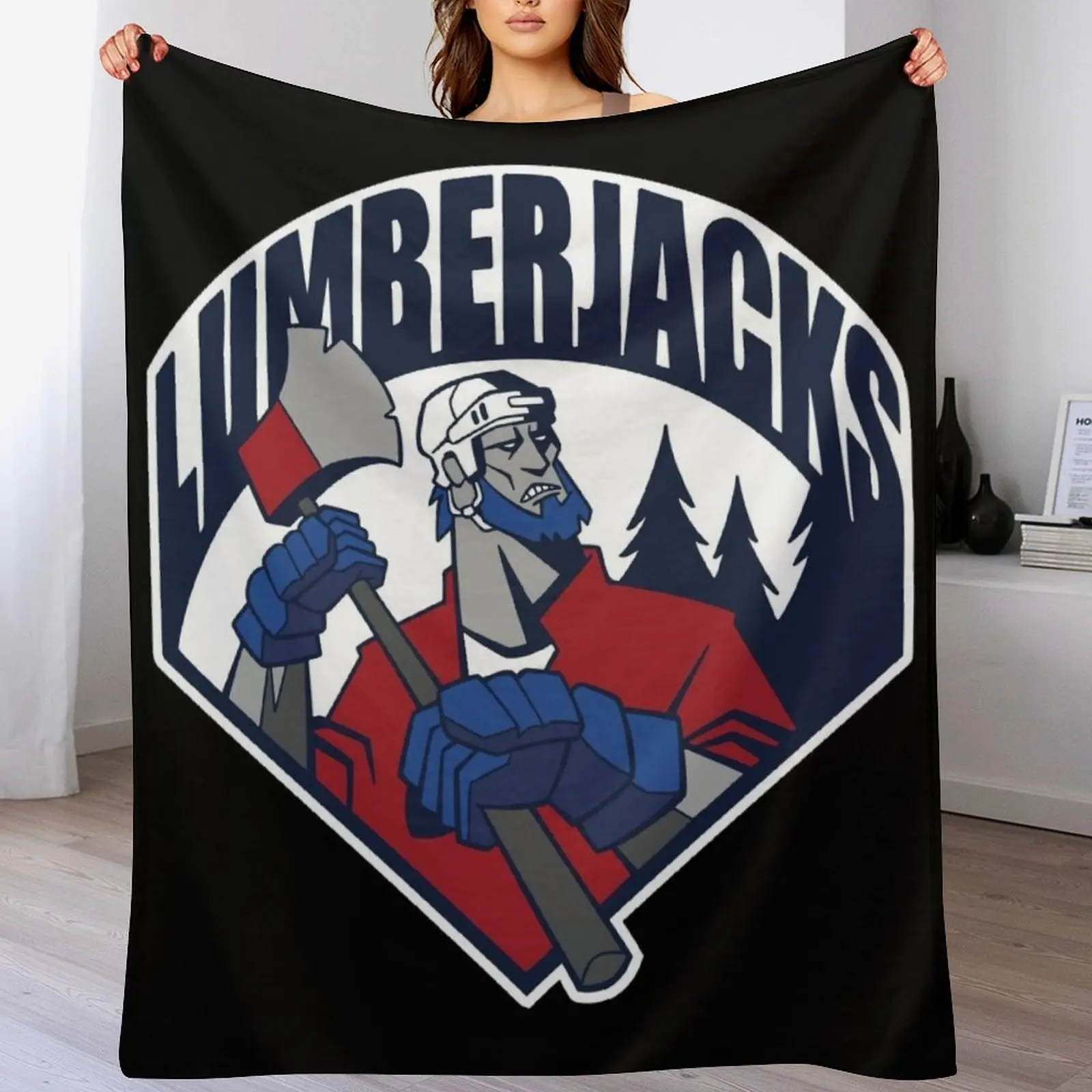 South Shore Lumberjacks Throw Blanket Soft Big Plaid on the sofa christmas gifts Blankets