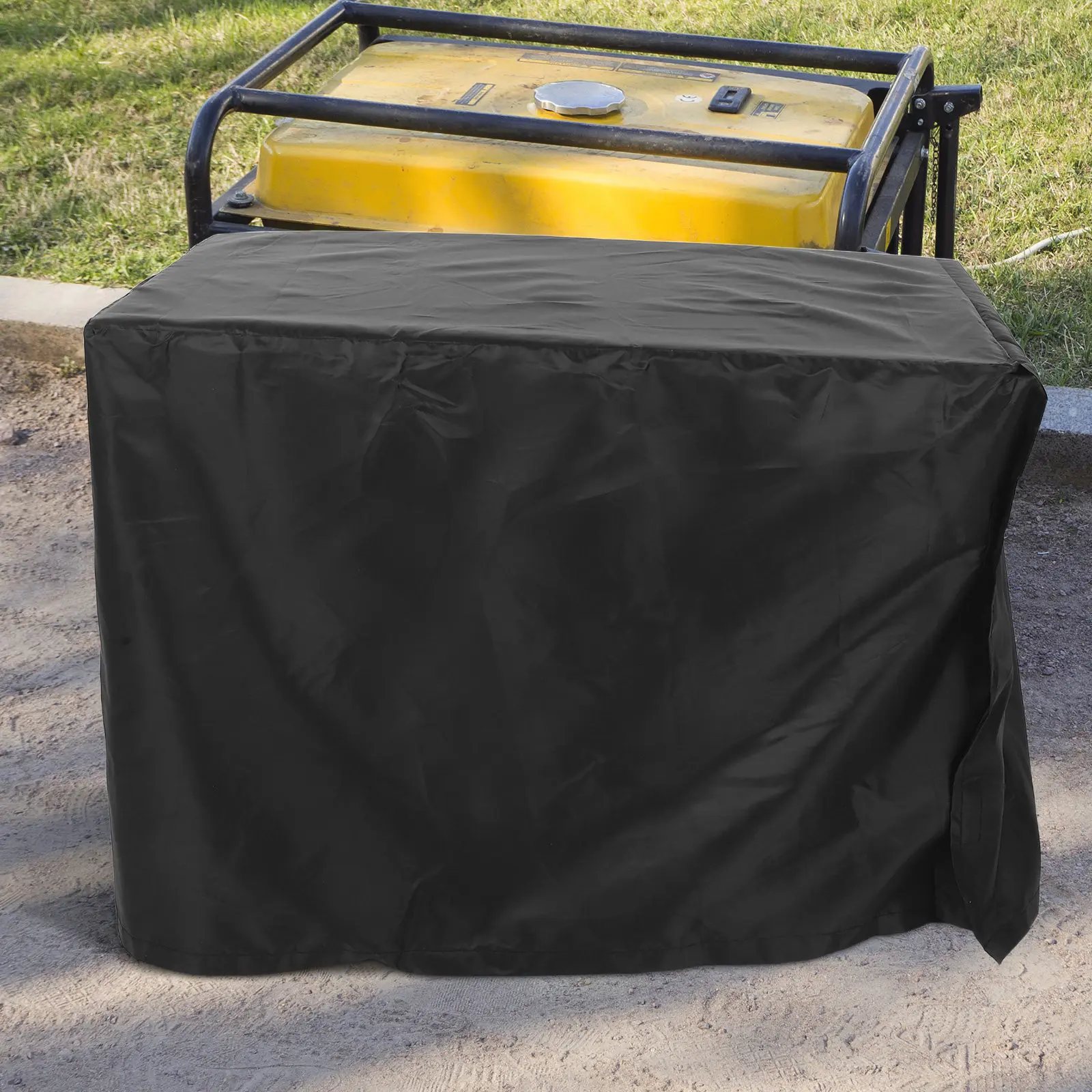 1Pcs Generator Cover Black Premium Waterproof Dust Sun Proof Weather Resistant Storage Accessory Black Generators Cover