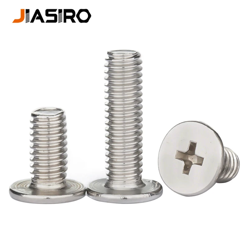 M1.4 M1.6 M2 M2.5 M3 M4 M5 M6 M8 Cross Phillips CM Ultra Thin Super Low Flat Head Screw 304 Stainless Steel Bolt