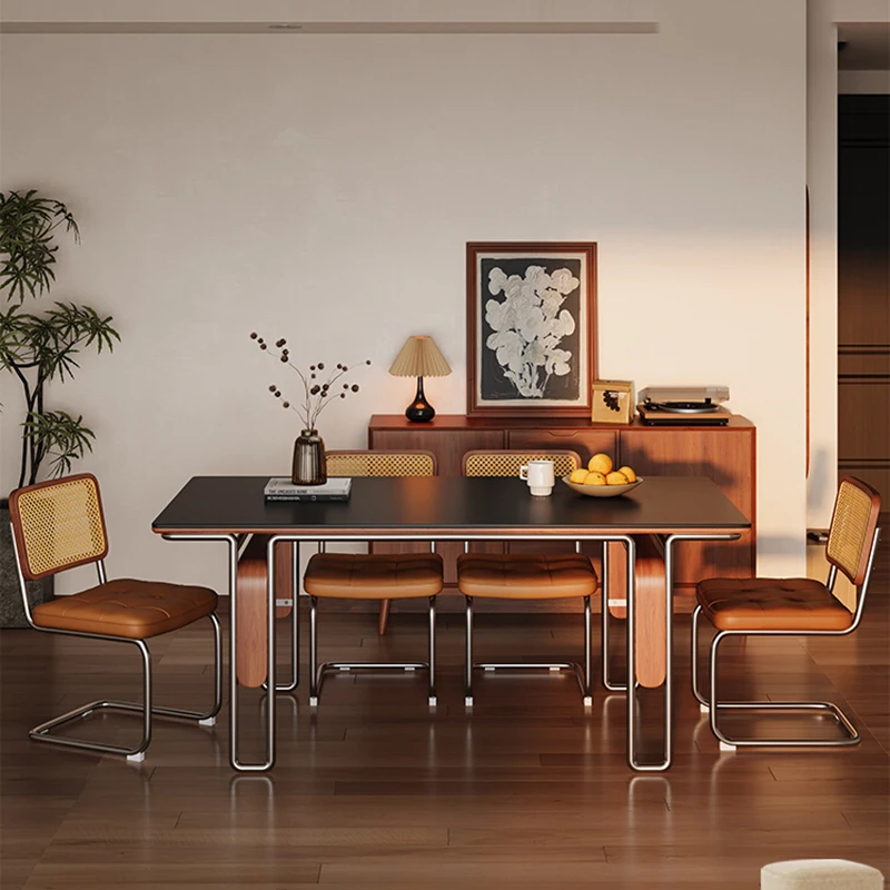 Solid Wood Nordic Dining Table Set