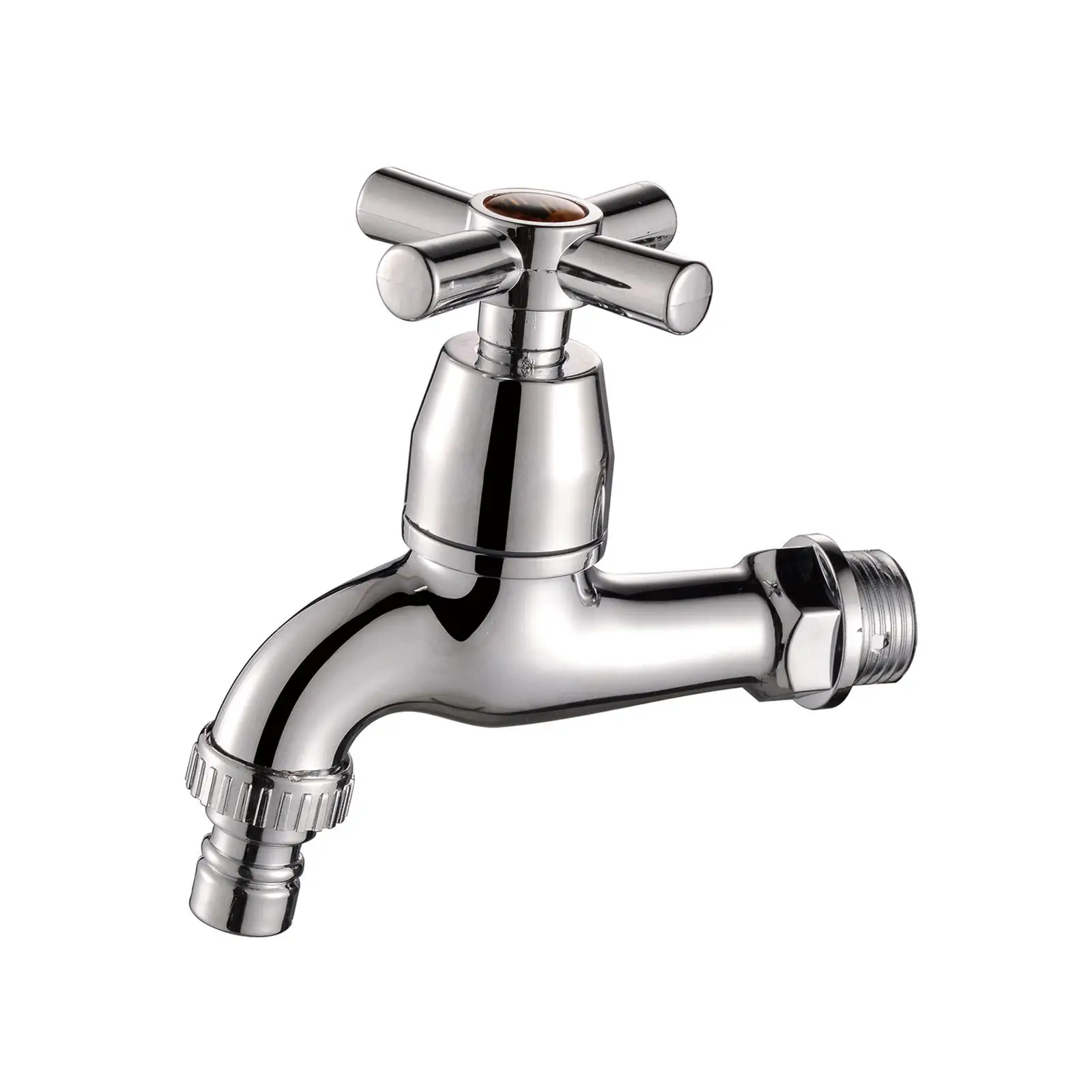Water Faucet Water Spigot Laundry Room Basin Washing Machine Freeze Resistant Hot Cold Water Faucet Lavatory Water Dispenser Tap