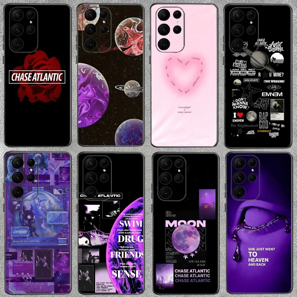 

Chase Atlantic Music Group Phone Case For Samsung Galaxy A52 A12 A51 S21 Edge S22ULTRA S23 S20LITE Plus Ultra Black Cover