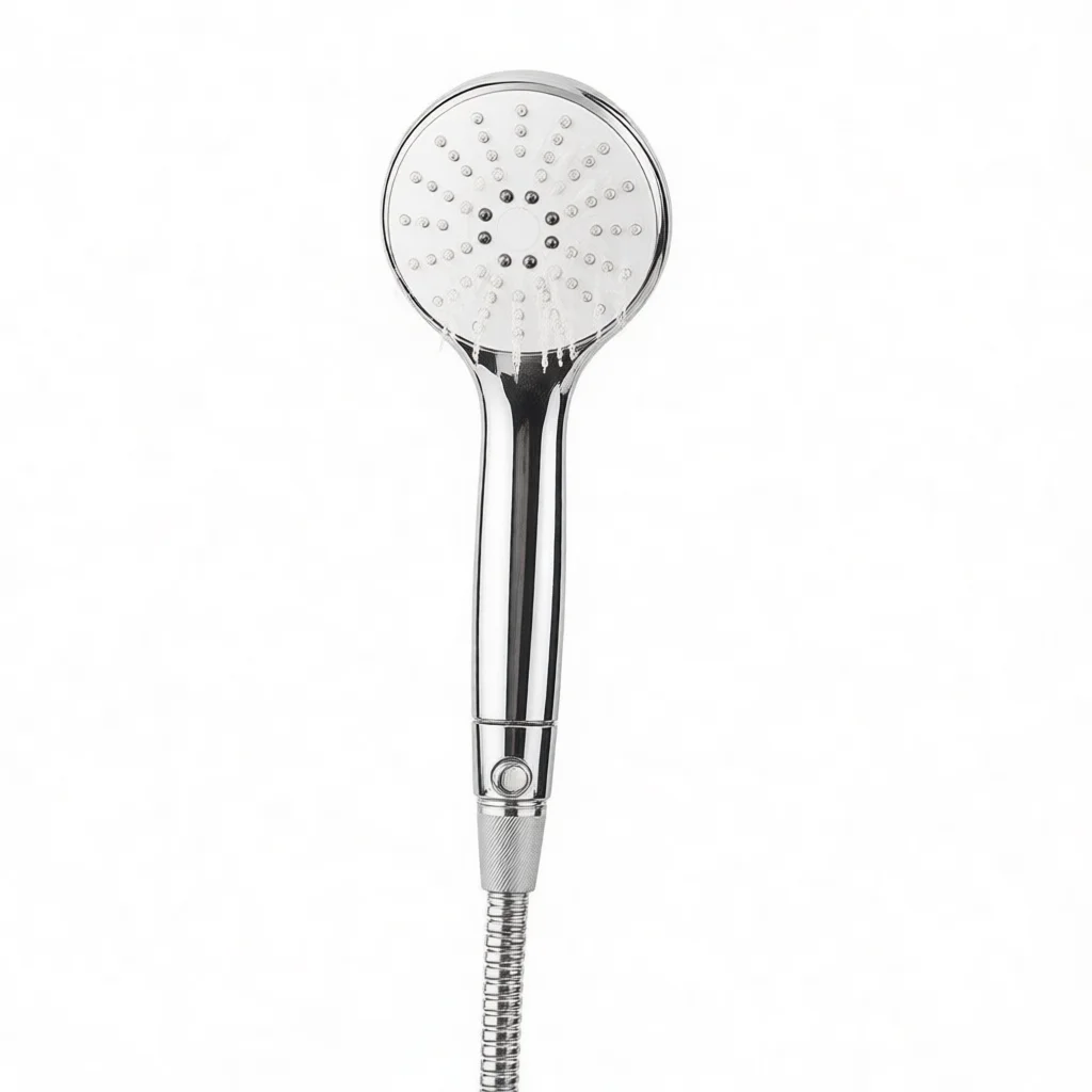 Adjustable Shower Head Water Saver Valve Bathroom Faucet Control Switch Quick Stop Button Plastic Hose Connector Modern Tool