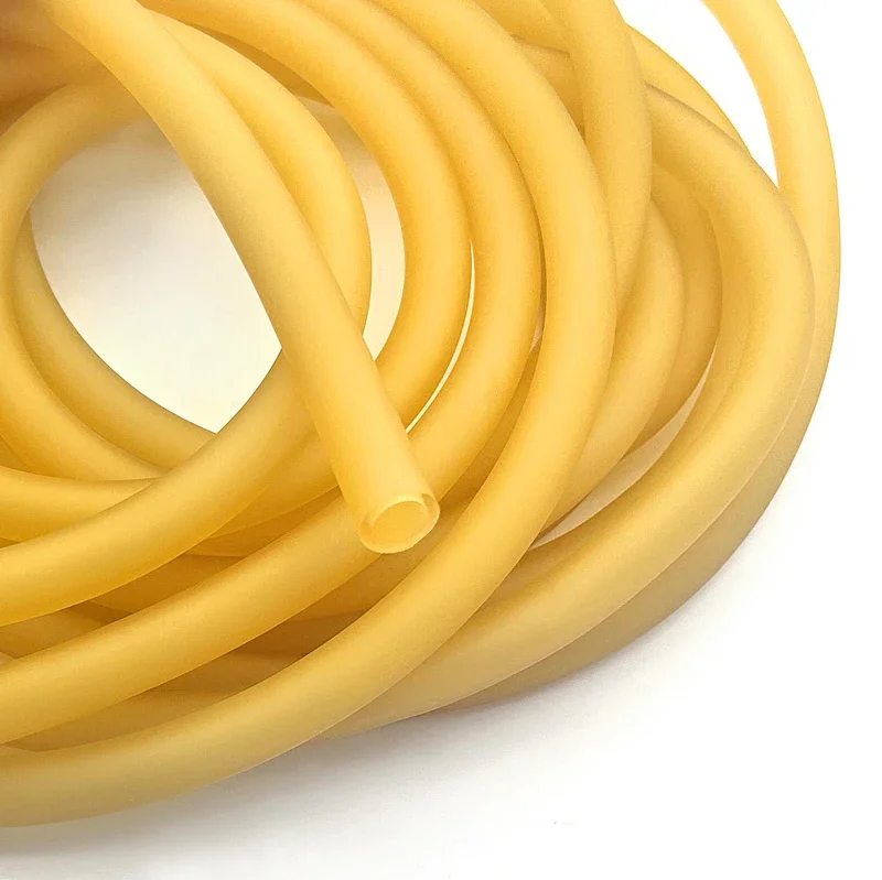 ID 1.6/1.7/1.8/2/3/4/5/6/8/9/10/12mm Rubber Latex Yellow Tubing | Suitable Medical Blood Sampling Tourniquet High Elasticity