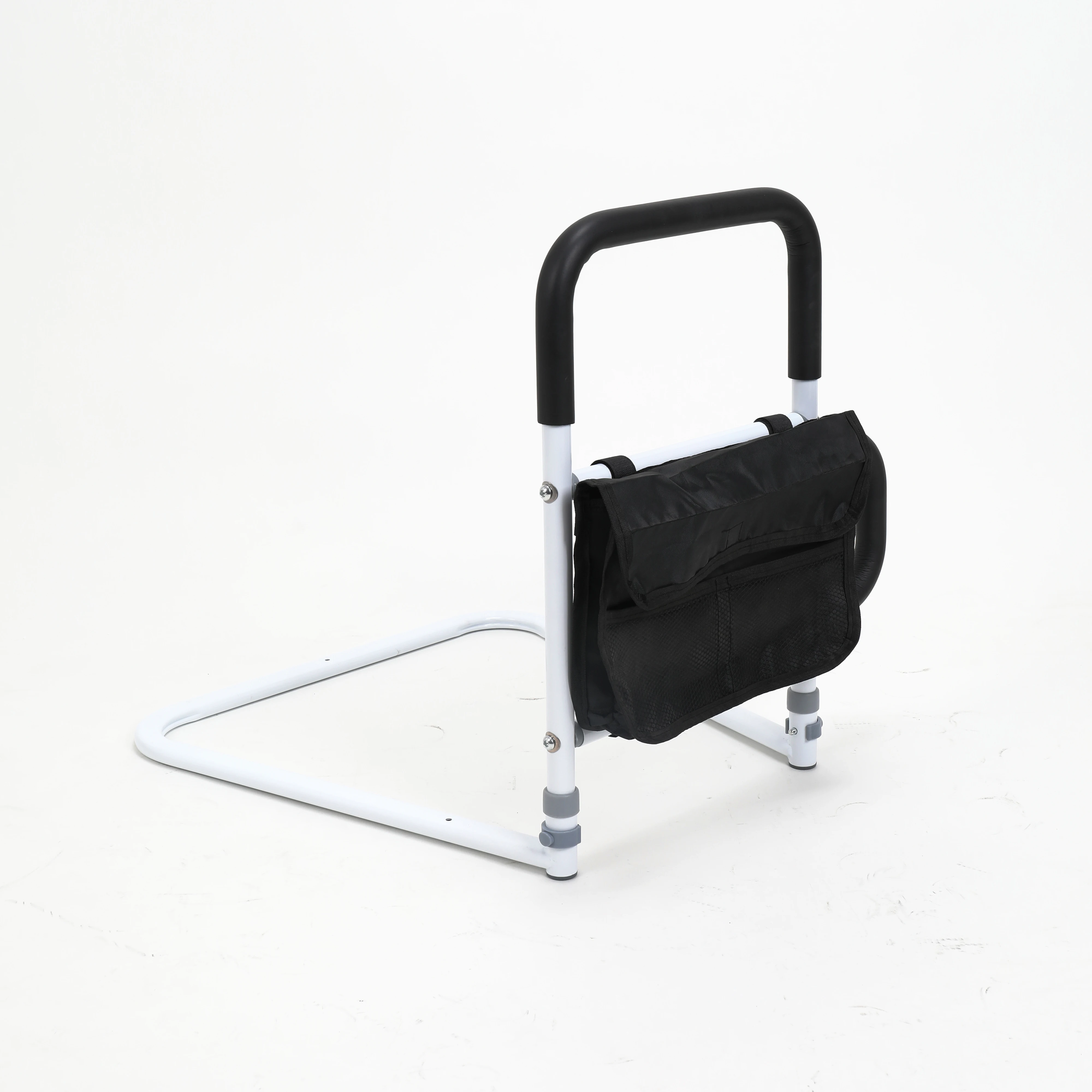 قضبان السرير لسلامة كبار السن البالغين مع جيب تخزين يدعم الدرابزين الجانبي لكبار السن #5