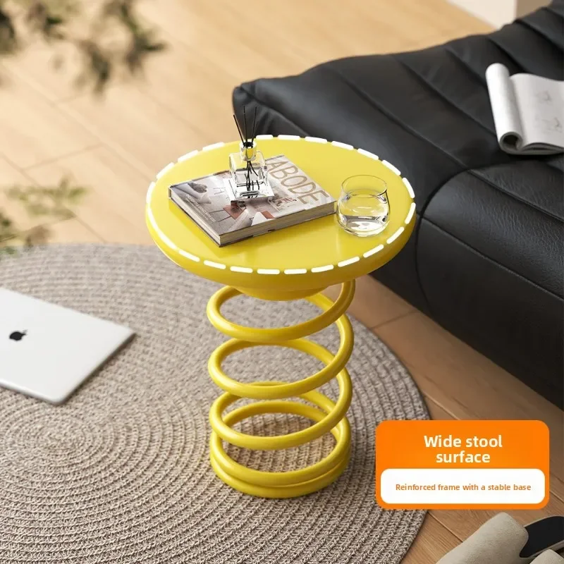 Multi-functional Creative dopamine spring edge few bedroom simple bedside few Nordic living room sofa cream coffee table