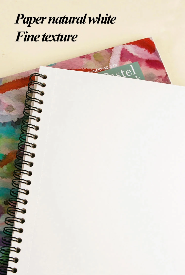 Ölpastell-Malbuch für weiche Ölpastellstifte, Ölgemälde auf Schwarz-Weiß-Papier, 240g, Künstler-Skizzenbuch, Kunstbedarf – Detail 10
