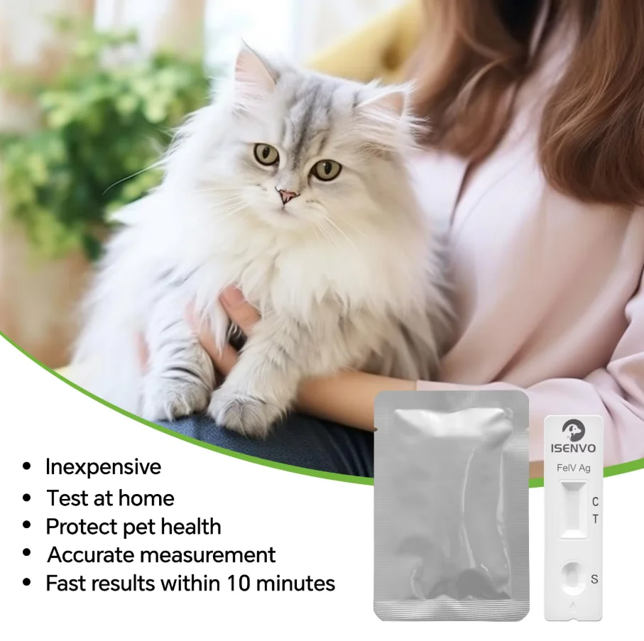5 Pcs FeLV - Feline Rapid Test Kit For Cats Kitten At Home