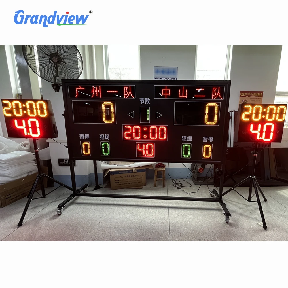 Electron Soccer Scoreboard Maker Display Score Board Digit Outdoor Scoreboard