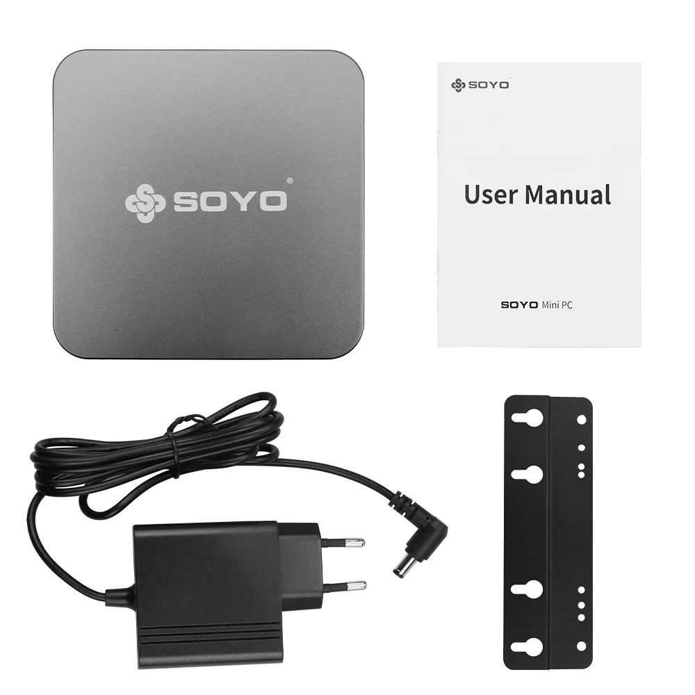 SOYO M4 Air Mini PC Intel Alder Lake N95 Windows 11 Mini Gaming Compute 8GB DDR4 256GB SSD PCIe M.2 WiFi5 BT4.2 Computer desktop
