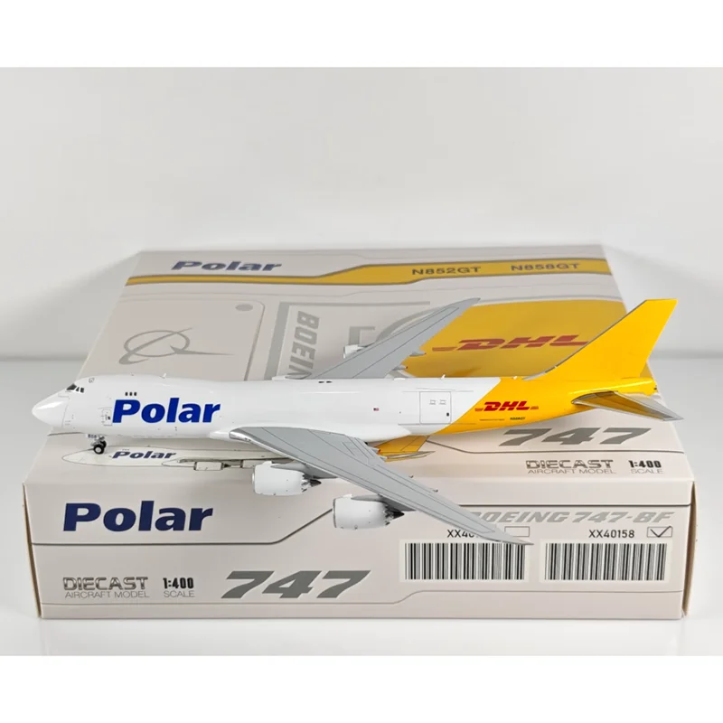 

JC Wings, литой под давлением масштаб 1/400, Polar Cargo Airlines B747-8F N858GT, коллекция моделей самолетов из сплава, декоративные украшения, подарочные игрушки