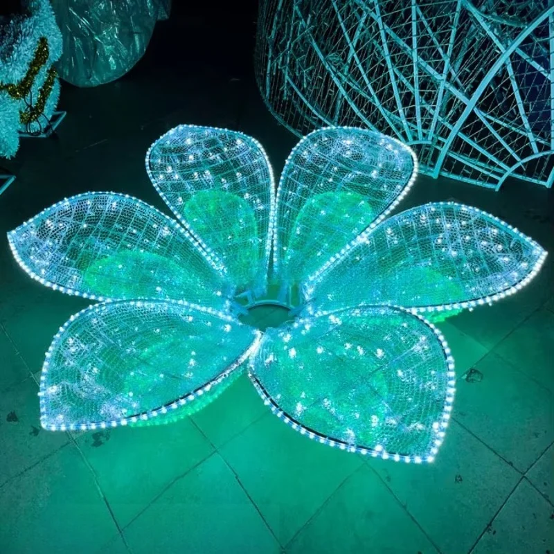 Outdoor Halloween Christmas Thanksgiving Flower Diode String Lights Landscape Decoration IP65 Level Activities Holidays
