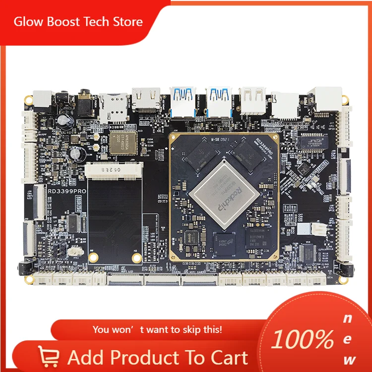 Scheda ARM NYRongpin RK3399pro, Scheda di Valutazione Open Source Android QT a Sei Core Rockchip RD3399pro