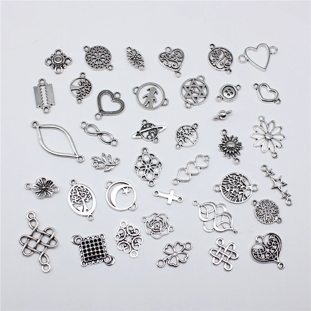 20 szt. Kolczyki do tworzenia wisiorków Geometryczne złącza Charms do tworzenia kolczyków Tworzenie bransoletek