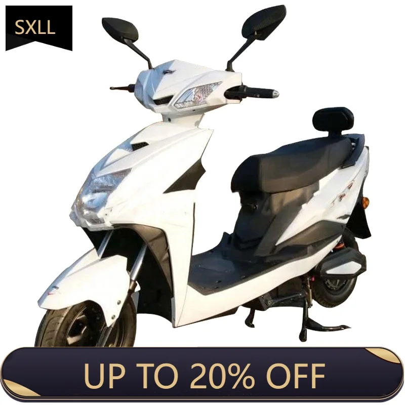 SXLL Entian Factory Cheaper High Speed Electric Scooter 60V 20AH 1000w 1500w   Electric Motorcycle with Pedal Disc Brakes
