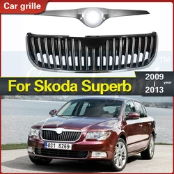 Für Skoda Superb 2009 2010 2011 2012 2013 Racing Grills Auto Kühlergrill Montage Mesh Abdeckung Schutz Ersatz Auto Styling