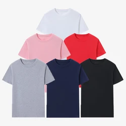 Men's T-Shirt Solid Color Short-Sleeved Summer Comfortable Casual For Men Women T-Shirt Black White Gray Unisex