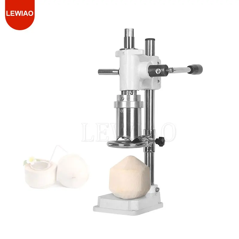 Stainless Steel Coconut Punching Machine Commercial Coconut Opener Lid Machine Easy Operation Manual Coconut Press Hot Selling