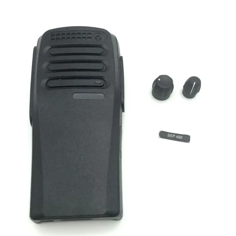 

Set Front Panel Cover Case Housing Shell with Volume and Channel Knobs for Motorola DEP450 DP1400 XiR P3688 Radio Walkie Talkie