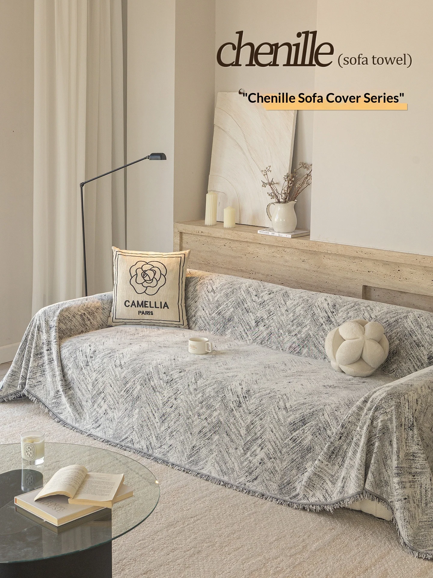 Sofas Covers for L Shaped Home Double Sided Use Furniture Cover Indoor Anti Slip Living Room Prevent Cat Scratch Seat Covers